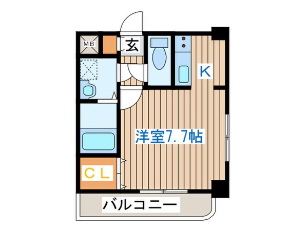 プログレ若林の物件間取画像